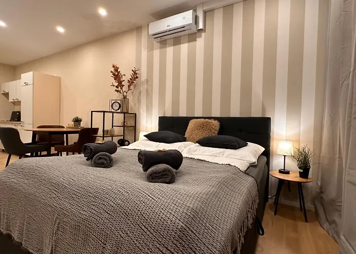 Apartmán Bellahomes, Aircondition, Private Parking, Netflix, Airport 30 Minuten